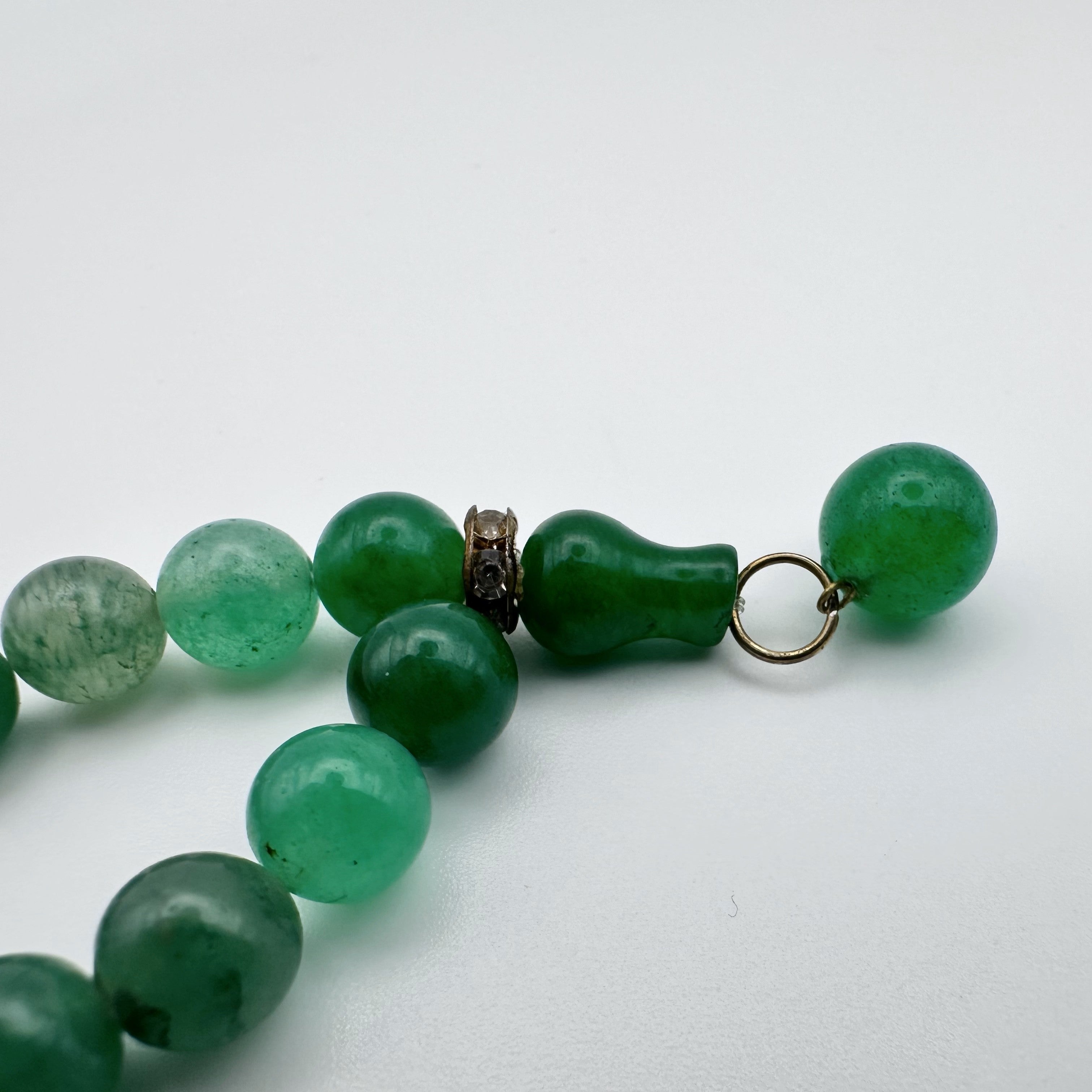 33 Beads Tasbeeh - Natural Green Jade Beads