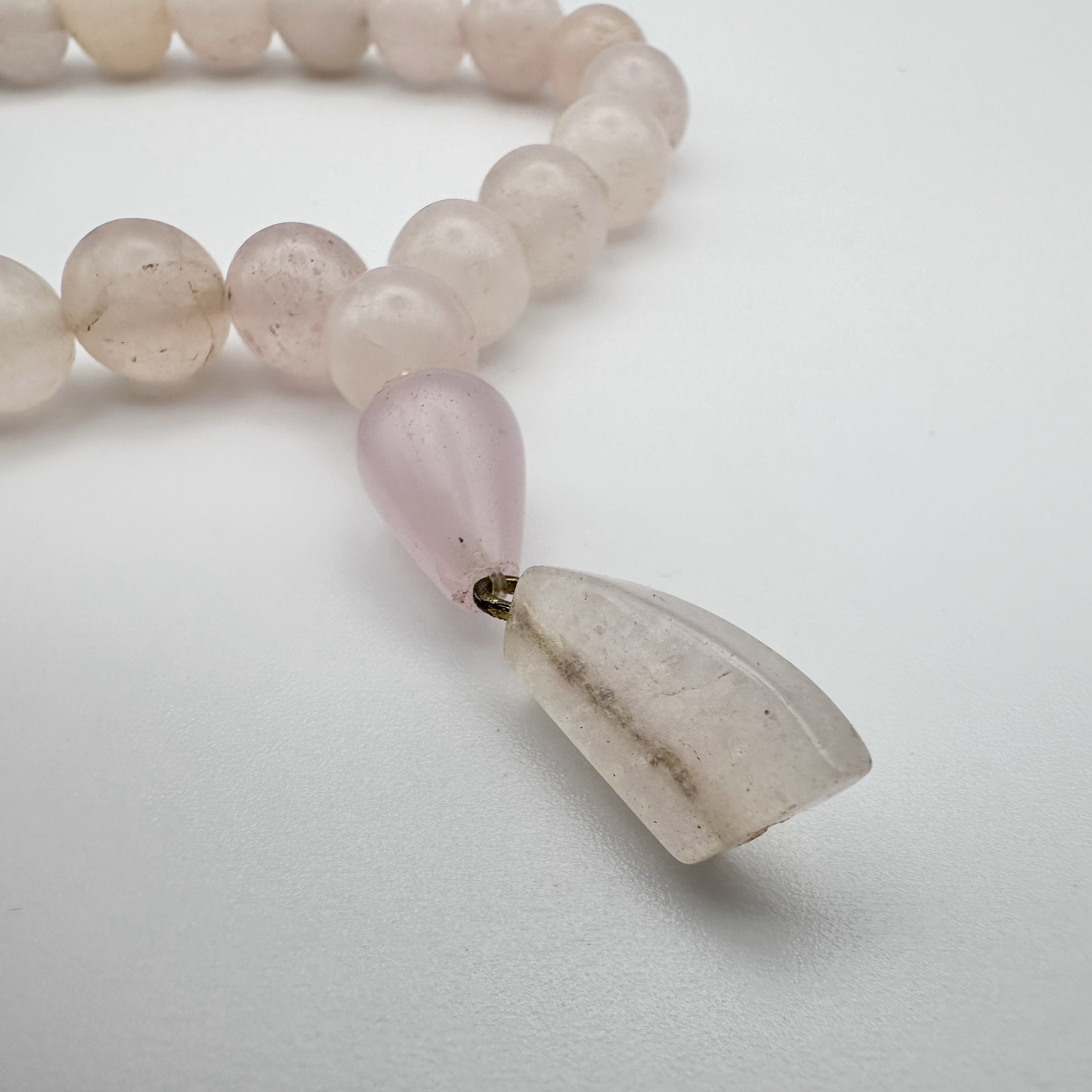33 Beads Tasbeeh - Natural Rose Quartz Beads