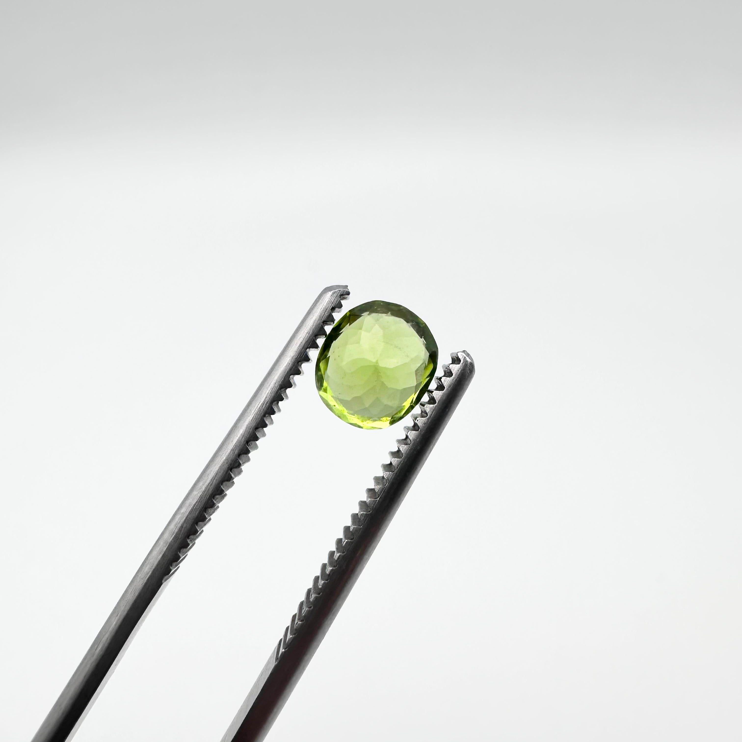 Natural Peridot - 1.66ct - Vivid Green