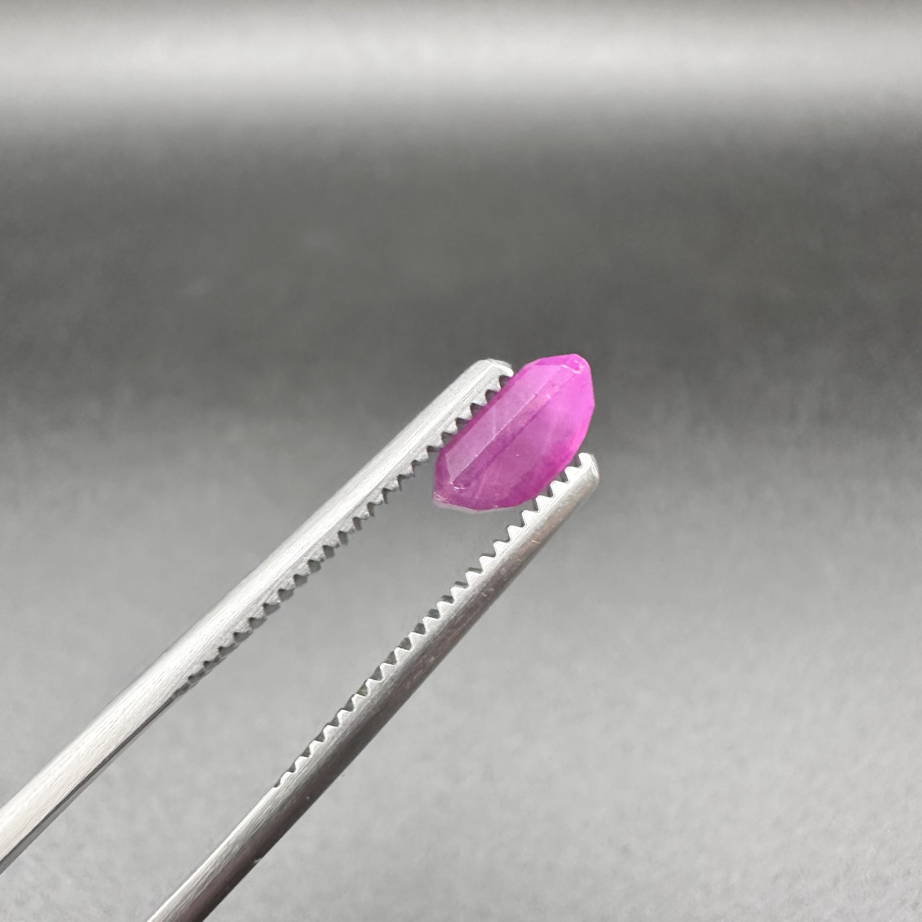 Natural Pink Ruby - 1.65ct - Emerald Cut