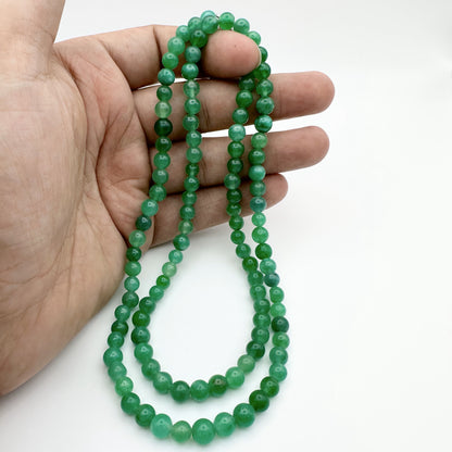 Natural Green Jade Beads Pendant