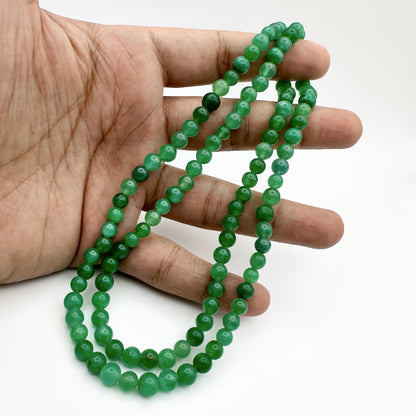 Natural Green Jade Beads Pendant