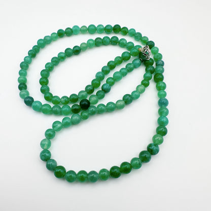 Natural Green Jade Beads Pendant