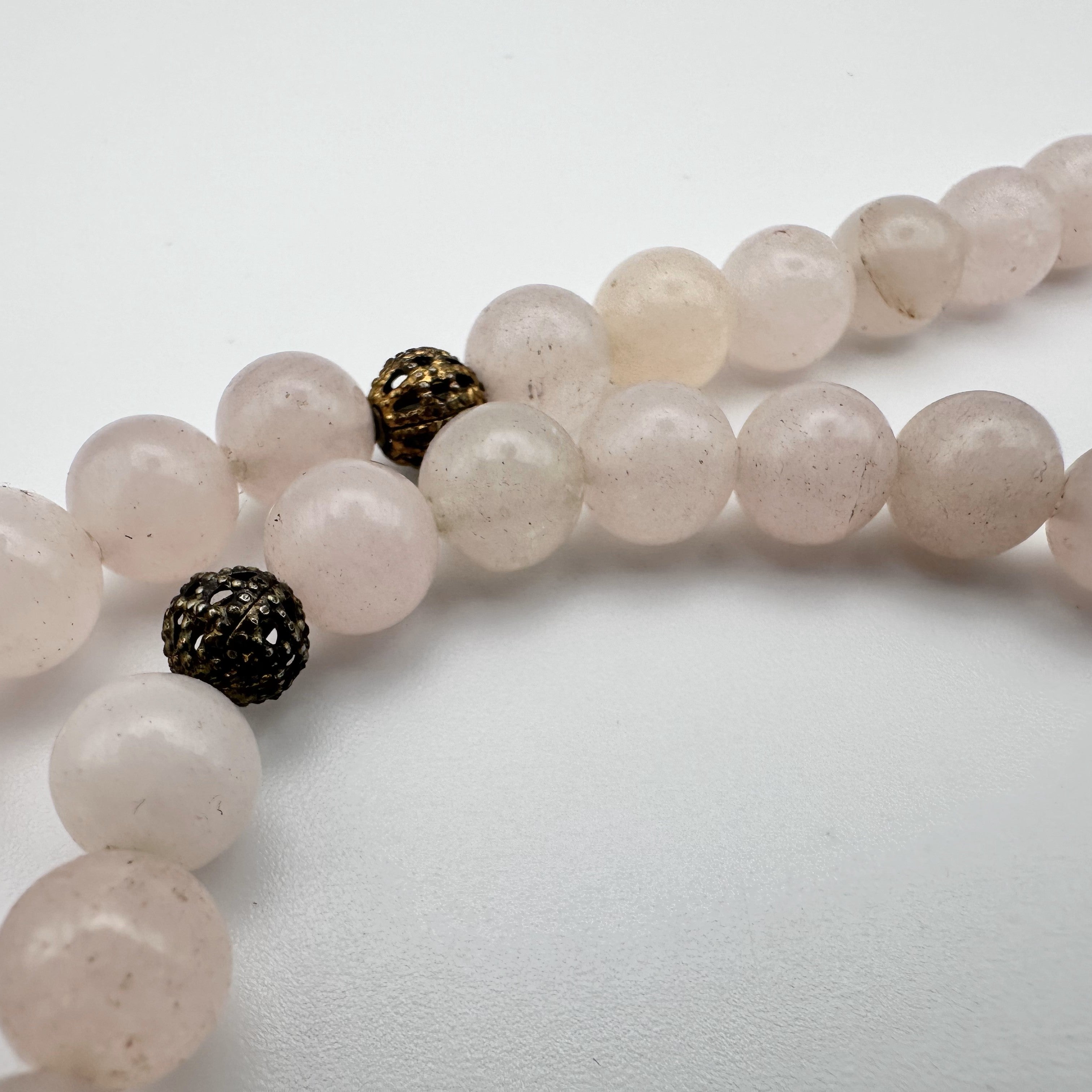 33 Beads Tasbeeh - Natural Rose Quartz Beads
