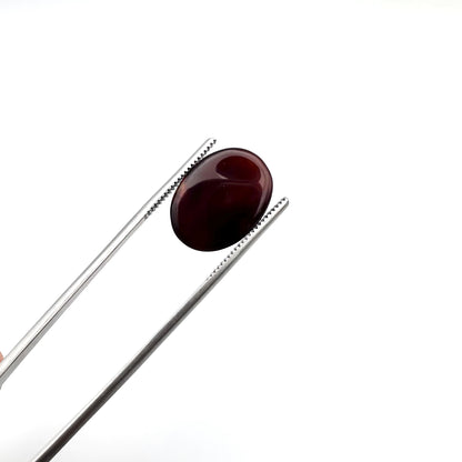 Natural Brown Agate - 17.75ct - Oval Cabochon Cut
