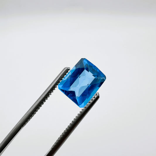Natural Swizz Blue Topaz – Certified - Radiant Cushion Cut