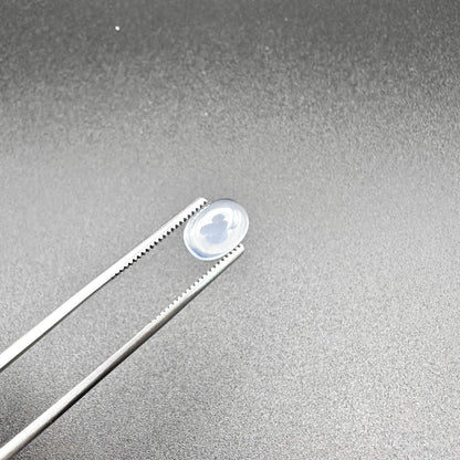 Natural Clear Quartz - 3.65ct - Cabochon Cut