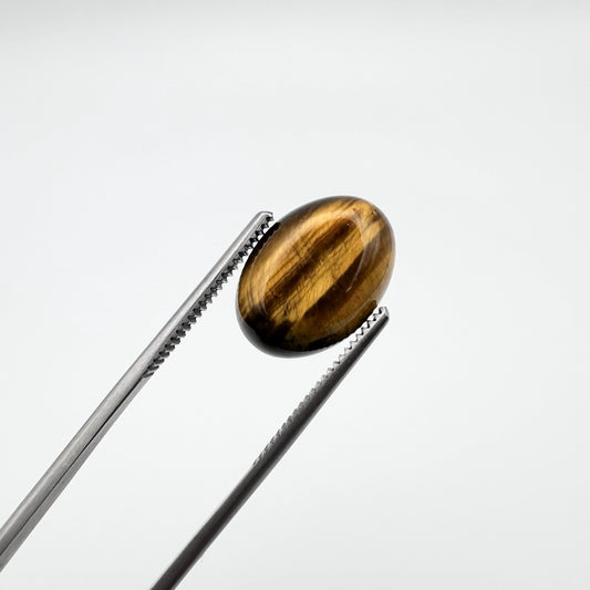 Tiger Eye Gemstone - 12.70ct - Cabochon Cut