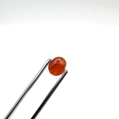 Natural Brown Agate - 3.60ct - Oval Cabochon Cut