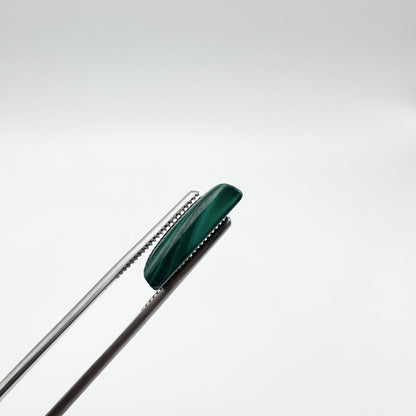 Natural Malachite Gemstone - 23.70ct - Rectangle Cabochon Cut