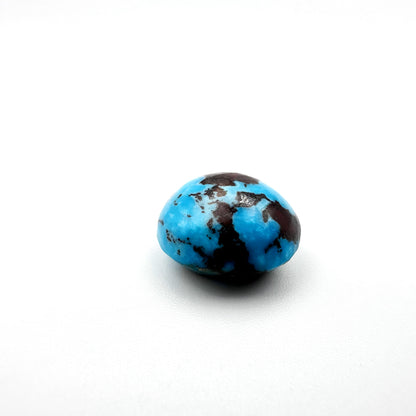 Natural Turquoise with Pyrite - 15.55ct - Oval Cabochon Cut